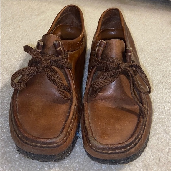 Clarks Shoes - Leather wallabee shoes